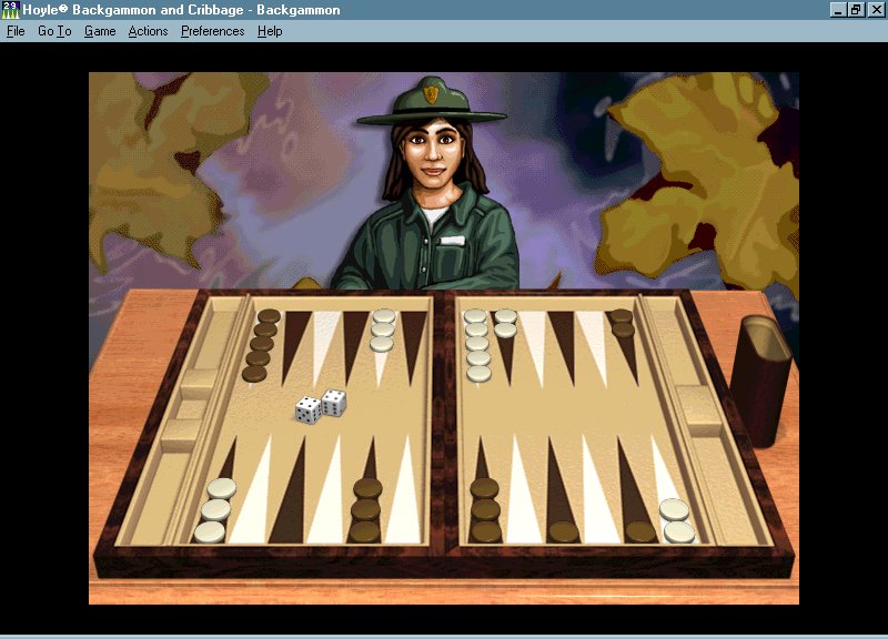 Hoyle BackGammon & Cribbage PC CD classic board games! eBay