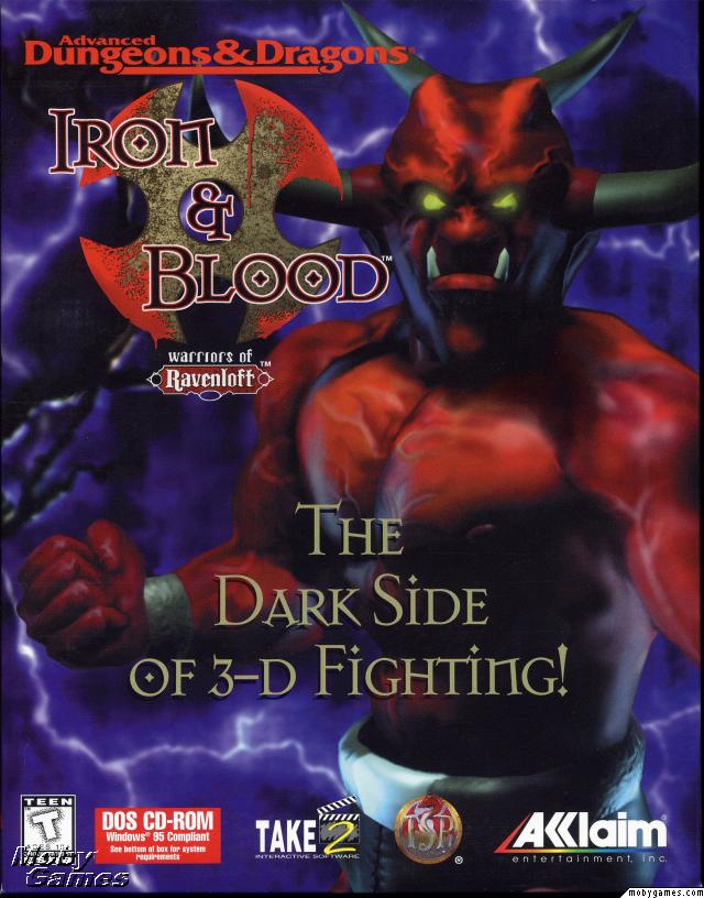 Iron & Blood: Warriors Of Ravenloft PC CD fighting game