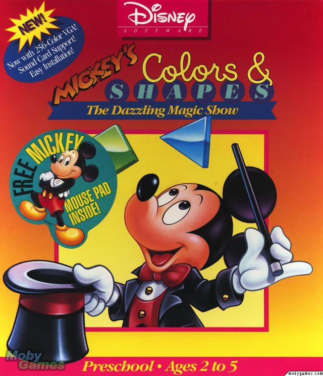 Disney's Mickey's Colors & Shapes PC kid early learning eBay