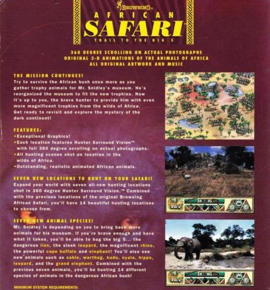 African Safari Big 5 Pc Game African Safari Big 5 Pc Game