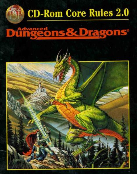 AD&D Advanced Dungeons & Dragons Core Rules CD-ROM 2.0